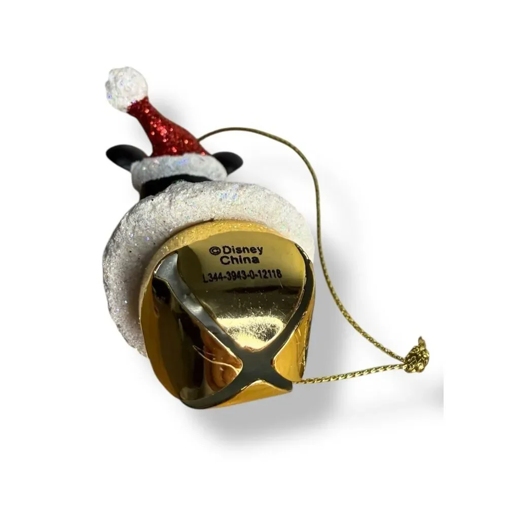 Disney Minnie Mouse Jingle Bell Christmas Ornament‎ Holiday Collectible